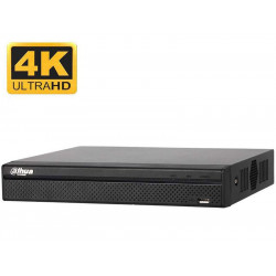 NVR 8-CH, 4K UHD, 8 x PoE, 80Mbps, Dahua NVR2108HS-8P-4KS2