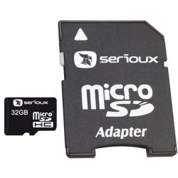 Card memorie Serioux microSDHC SFTF32AC10, 32GB, Clasa 10, Adaptor SD