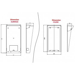 Protection case for videodoorbell  Hikvision