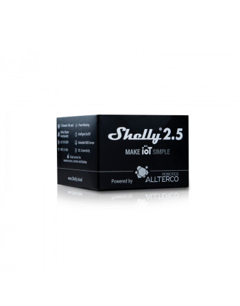 Shelly 2.5 SMART -  Dual Smart Home Wi-Fi Relay