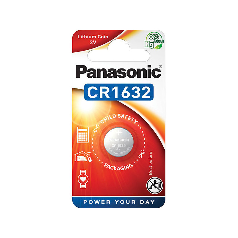 Panasonic Lithium Coin Battery CR 1632