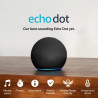 Echo Dot Generatia a 5-a (data lansarii - finalul anului 2022), asistent vocal inteligent cu Wi-fi si Bluetooth - Negru