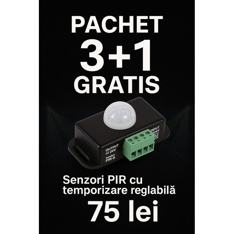 PIR Sensors Package with Adjustable Timer